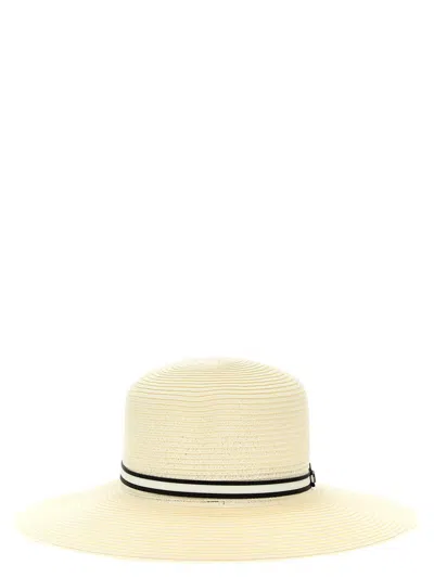 Shop Borsalino 'giselle' Hat In White