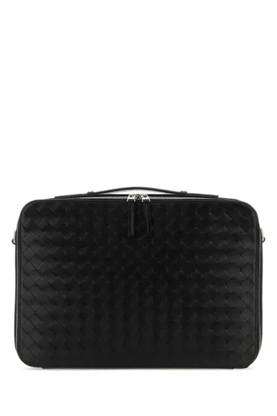 Shop Bottega Veneta Briefcase In Black