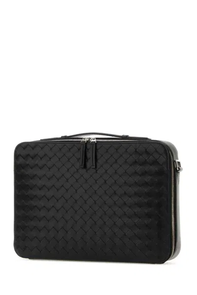 Shop Bottega Veneta Briefcase In Black
