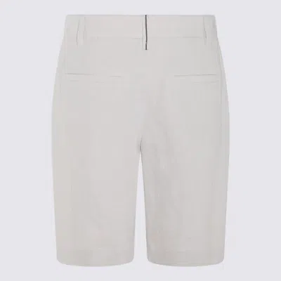 Shop Brunello Cucinelli White Cotton Shorts