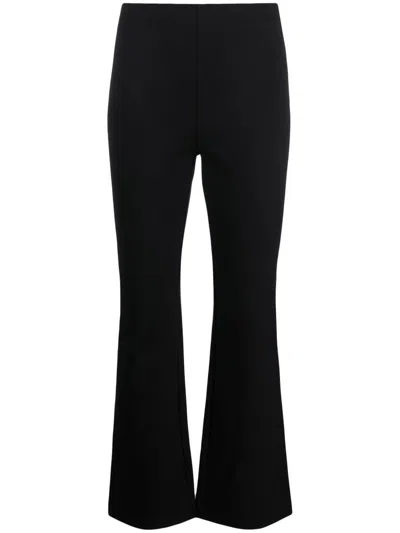 Shop Filippa K Flared Jersey Trousers Clothing In Black