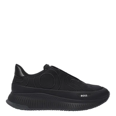 Shop Hugo Boss Sneakers In Black