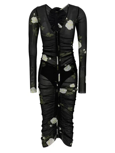 Shop Magda Butrym '03' Dress In Black