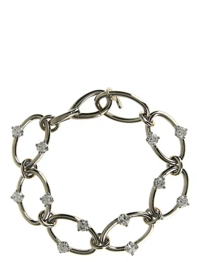 Shop Panconesi 'diamanti' Bracelet In Silver