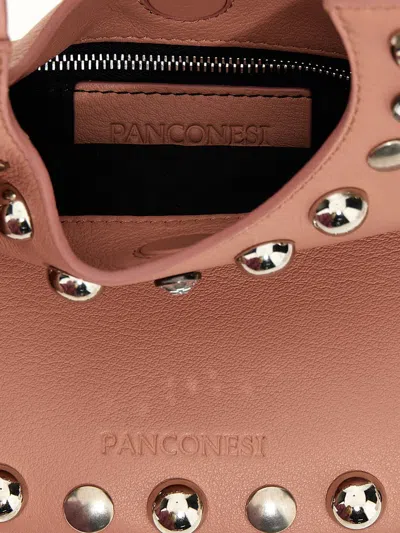 Shop Panconesi 'diamanti Saddle Bag S' Handbag In Pink