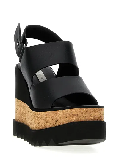 Shop Stella Mccartney 'sneak-elyse' Sandals In Black