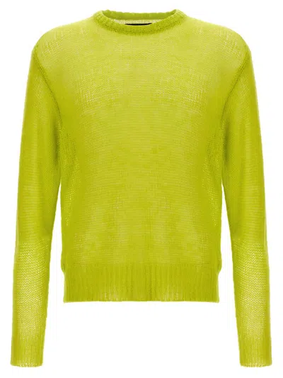 Shop Stussy Stüssy Loose Sweater In Yellow