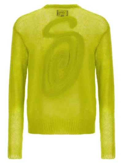 Shop Stussy Stüssy Loose Sweater In Yellow