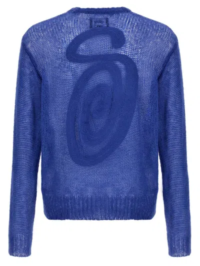 Shop Stussy Stüssy Loose Sweater In Blue