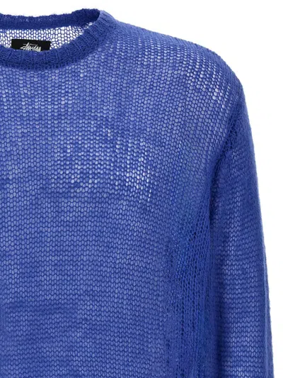 Shop Stussy Stüssy Loose Sweater In Blue