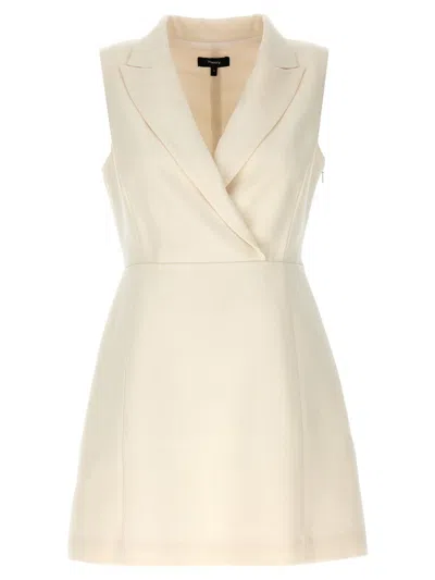 Shop Theory 'blazer Tcup' Dress In White