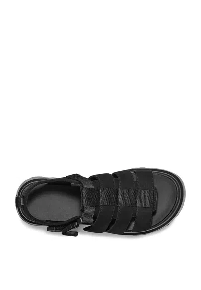 Shop Ugg Cora Leather Sandals In Black