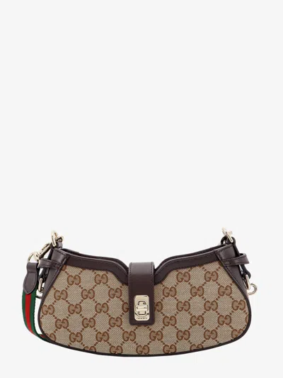 Shop Gucci Moon Side In Brown
