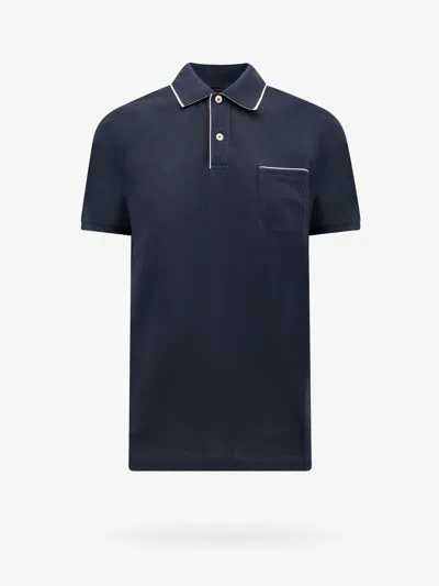 Shop Loro Piana Polo Shirt In Blue