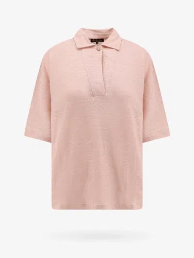 Shop Loro Piana Polo Shirt In Pink