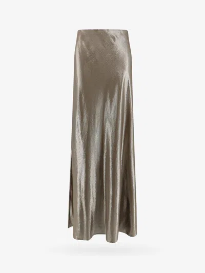 Shop Brunello Cucinelli Skirt In Grey