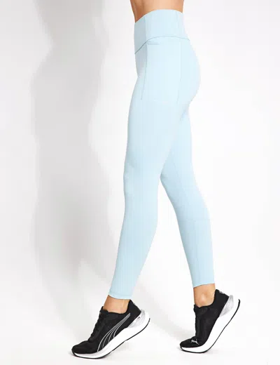 Shop Puma Fit High Waisted Tights In Blue
