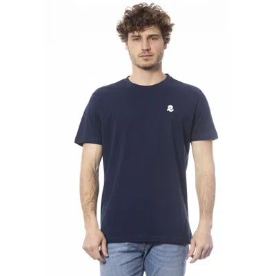 Shop Invicta Blue Cotton T-shirt