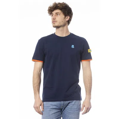 Invicta Blue Cotton T-shirt In Blue