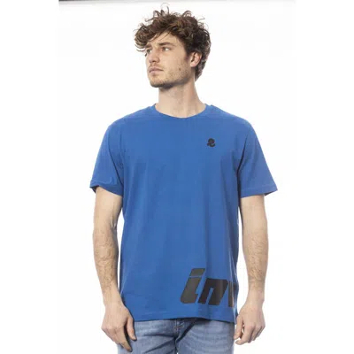 Shop Invicta Blue Cotton T-shirt