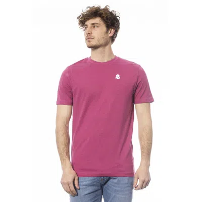 Shop Invicta Purple Cotton T-shirt