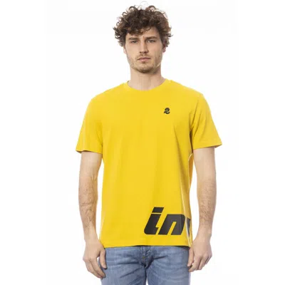 Shop Invicta Yellow Cotton T-shirt