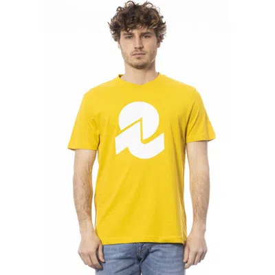 Shop Invicta Yellow Cotton T-shirt