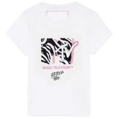 Shop Patrizia Pepe White Cotton Tops & T-shirt