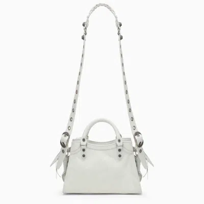 Shop Balenciaga Neo Cagole Xs Bag In White