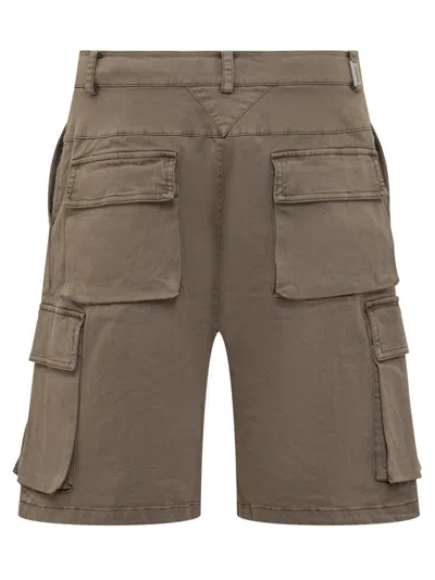 Shop Represent Washed Cargo Short In Brown
