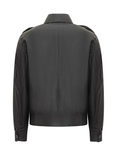 Shop Tom Ford Wool And Silk Jacket In Black