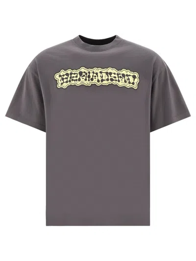 Shop Brain Dead "brain Growth" T-shirt In Grey