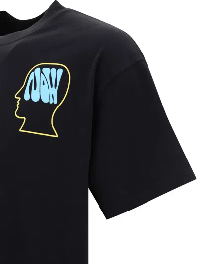 Shop Brain Dead "the Now Movement" T-shirt In Black