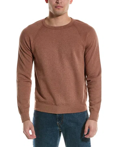 Shop Save Khaki United Fleece Crewneck Sweatshirt In Brown