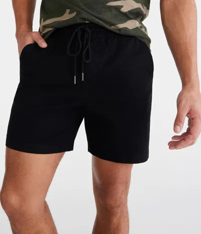 Shop Aéropostale All Day Jogger Shorts 6.5" In Black
