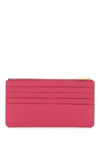Shop Dolce & Gabbana Cardholder Pouch In Dauphine Calfskin In Multicolor