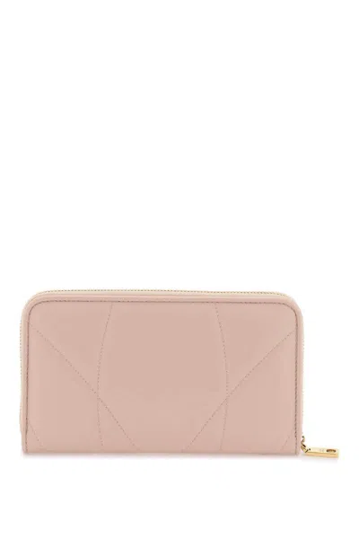 Shop Dolce & Gabbana Devotion Zip-around Wallet In Pink
