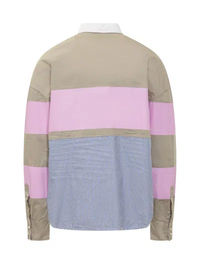 Shop Dsquared2 Rugby Over Shirt In Multicolor