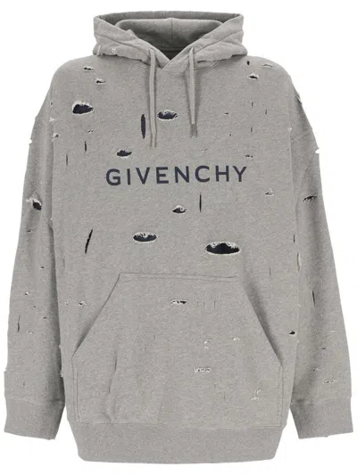 Shop Givenchy Sweaters In Grey/blue