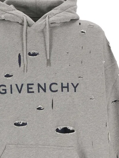 Shop Givenchy Sweaters In Grey/blue
