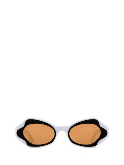 Shop Marni Sunglasses In White