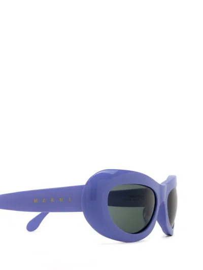 Shop Marni Sunglasses In Lilac