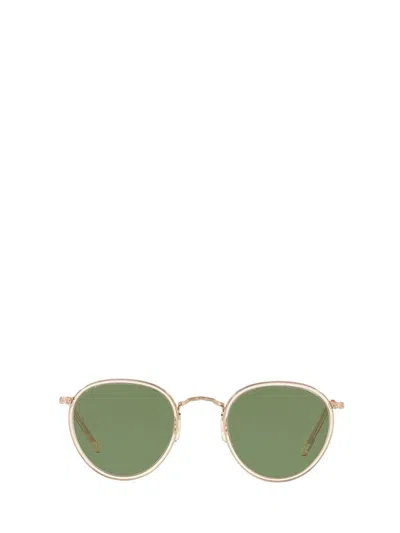 Shop Oliver Peoples Sunglasses In Buff