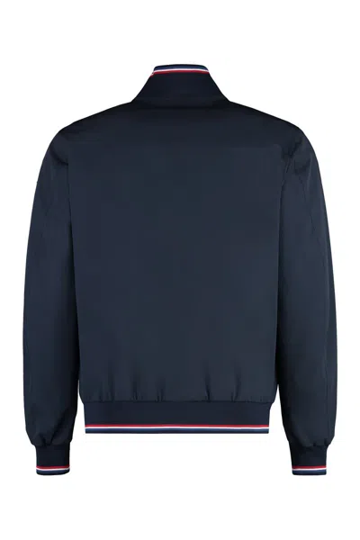 Paul & Shark Stripe Detailing Zip Jacket In Blue