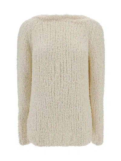 Shop Wild Cashmere Knitwear In Off-white 001