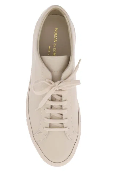 Shop Common Projects Original Achilles Leather Sneakers In Pink