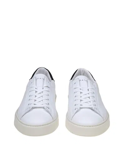 Shop Date D.a.t.e. Leather Sneakers In White/black
