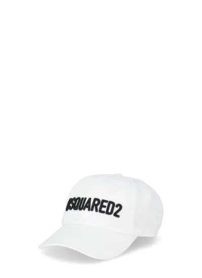 Shop Dsquared2 Hats White