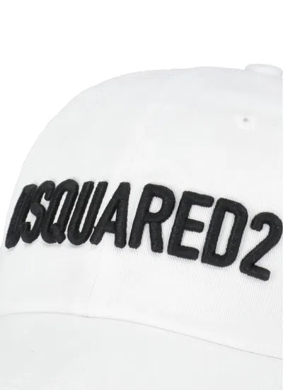 Shop Dsquared2 Hats White