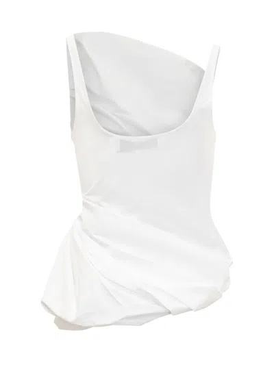 Shop Jw Anderson J.w. Anderson Top With Twisted Design In White